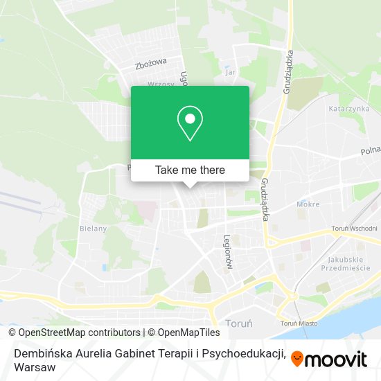 Dembińska Aurelia Gabinet Terapii i Psychoedukacji map