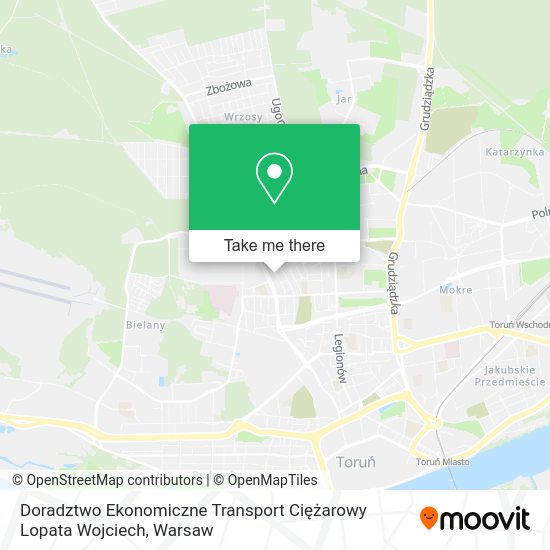 Doradztwo Ekonomiczne Transport Ciężarowy Lopata Wojciech map