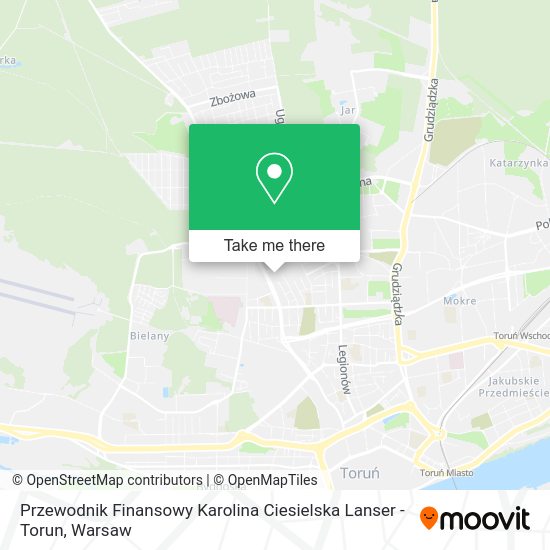 Przewodnik Finansowy Karolina Ciesielska Lanser - Torun map