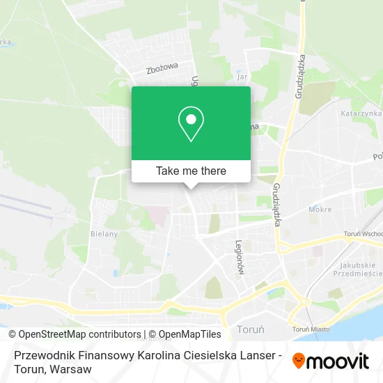Przewodnik Finansowy Karolina Ciesielska Lanser - Torun map