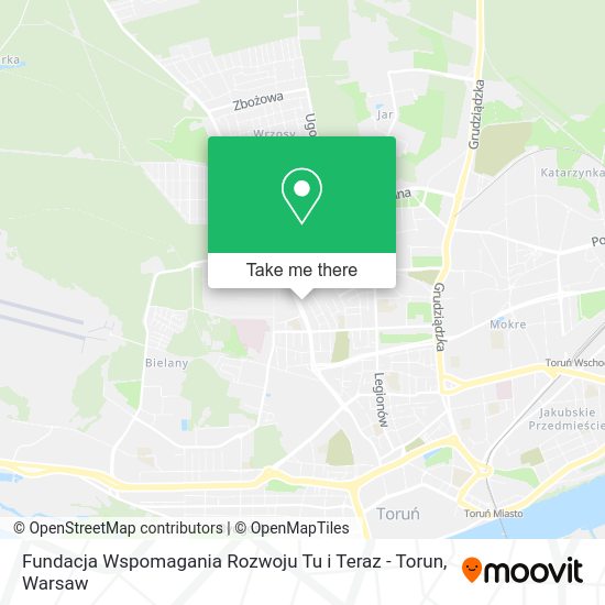 Fundacja Wspomagania Rozwoju Tu i Teraz - Torun map