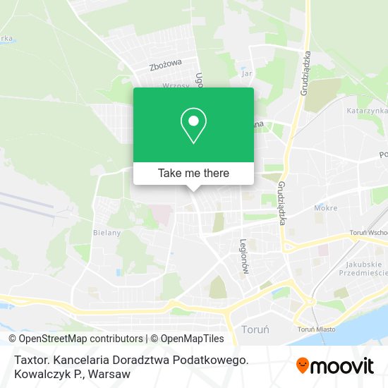 Taxtor. Kancelaria Doradztwa Podatkowego. Kowalczyk P. map