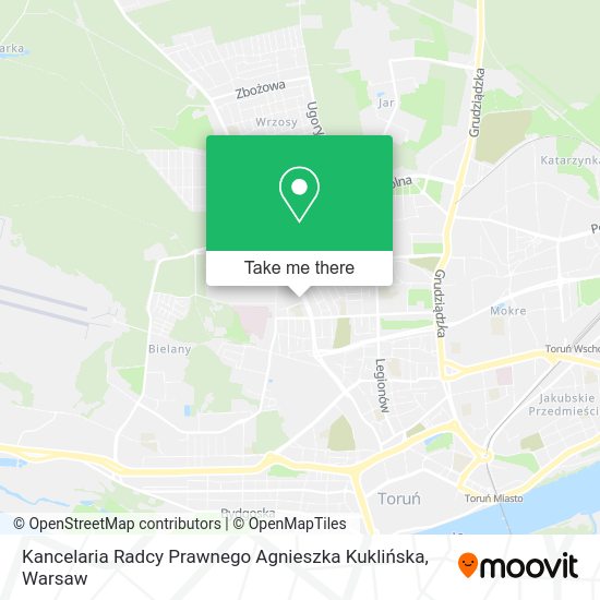 Kancelaria Radcy Prawnego Agnieszka Kuklińska map