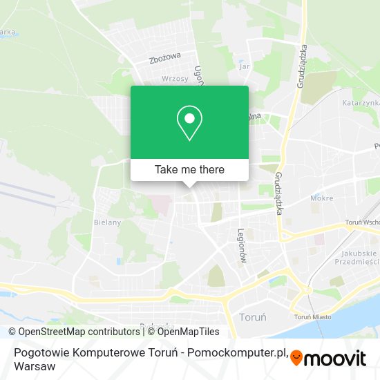 Карта Pogotowie Komputerowe Toruń - Pomockomputer.pl