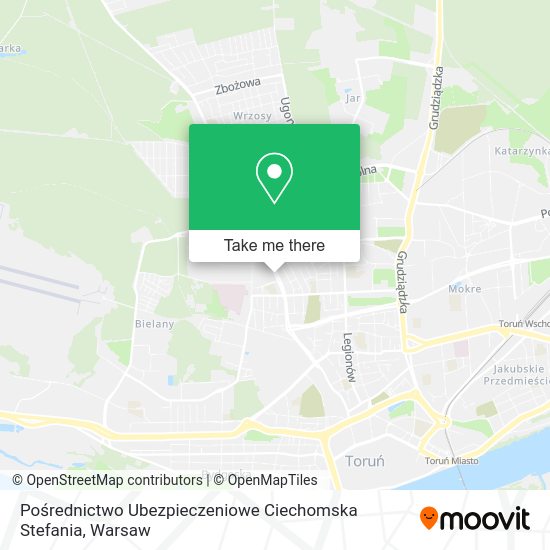 Pośrednictwo Ubezpieczeniowe Ciechomska Stefania map