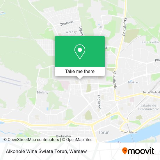 Alkohole Wina Świata Toruń map