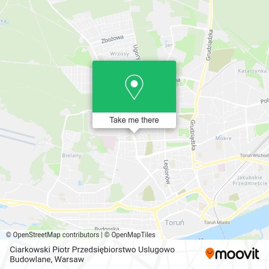 Ciarkowski Piotr Przedsiębiorstwo Uslugowo Budowlane map