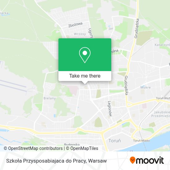 Szkoła Przysposabiajaca do Pracy map