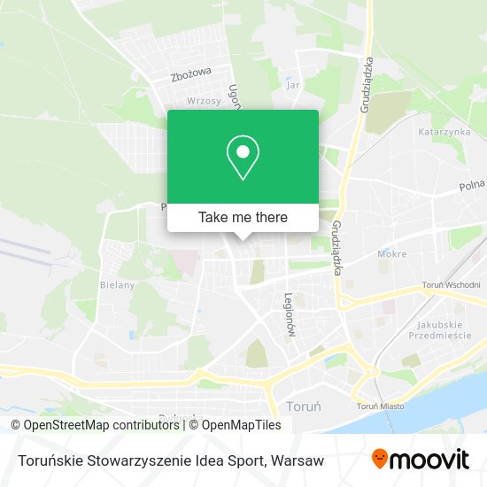 Toruńskie Stowarzyszenie Idea Sport map