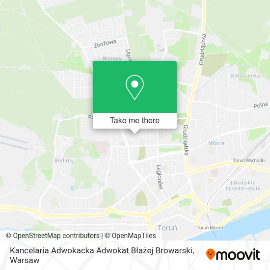 Kancelaria Adwokacka Adwokat Błażej Browarski map