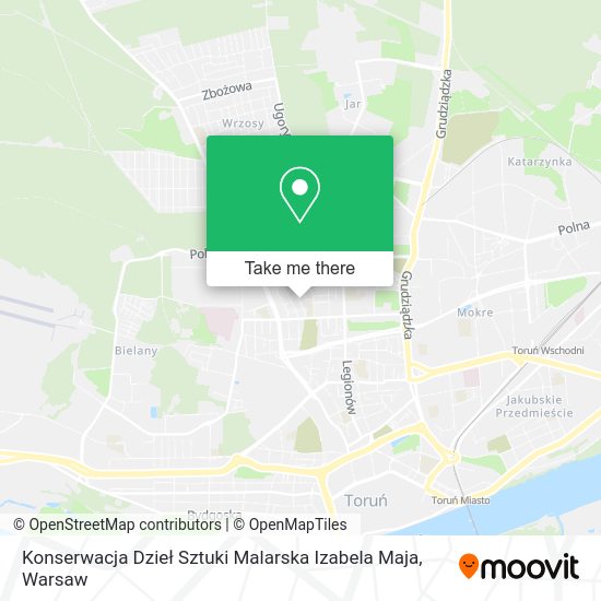 Konserwacja Dzieł Sztuki Malarska Izabela Maja map