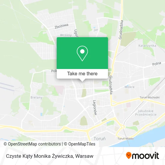 Czyste Kąty Monika Żywiczka map