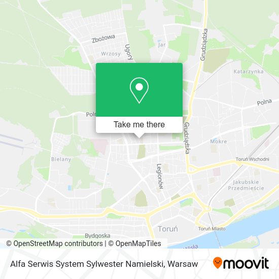 Alfa Serwis System Sylwester Namielski map