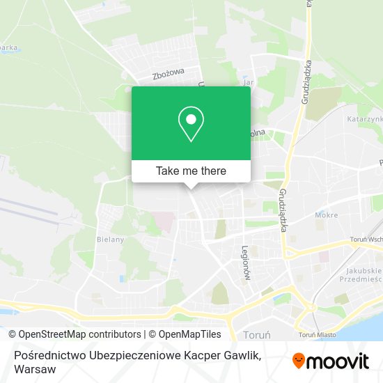 Pośrednictwo Ubezpieczeniowe Kacper Gawlik map