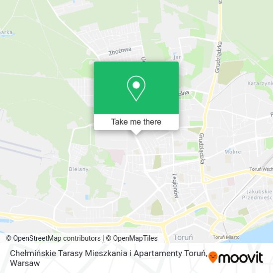 Chełmińskie Tarasy Mieszkania i Apartamenty Toruń map