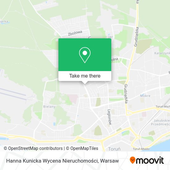 Hanna Kunicka Wycena Nieruchomości map