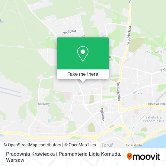 Карта Pracownia Krawiecka i Pasmanteria Lidia Komuda