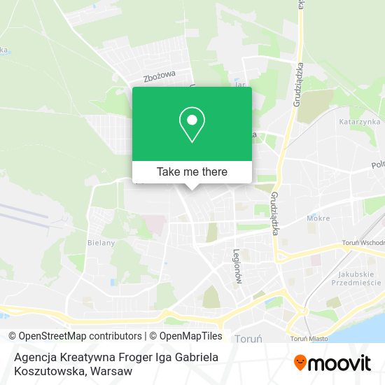 Agencja Kreatywna Froger Iga Gabriela Koszutowska map