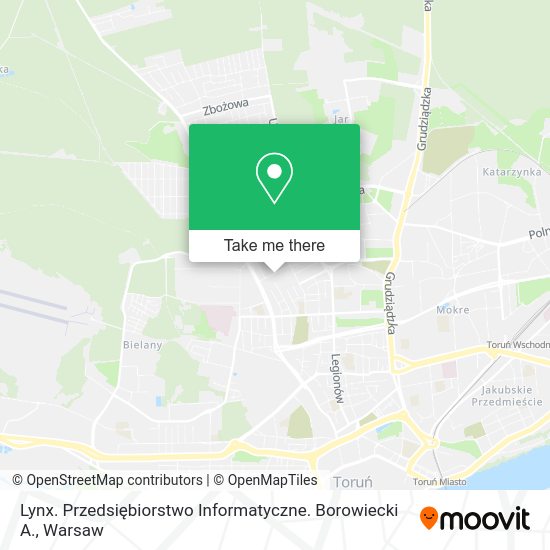 Lynx. Przedsiębiorstwo Informatyczne. Borowiecki A. map