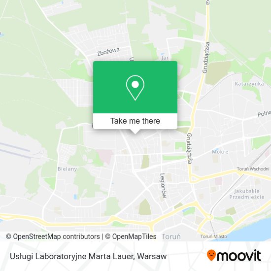 Usługi Laboratoryjne Marta Lauer map