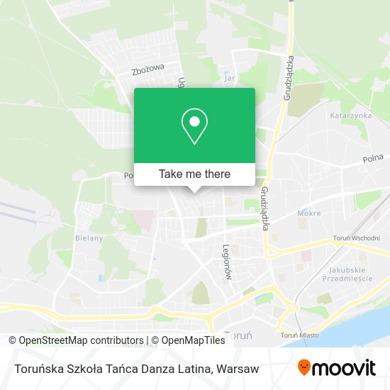 Toruńska Szkoła Tańca Danza Latina map