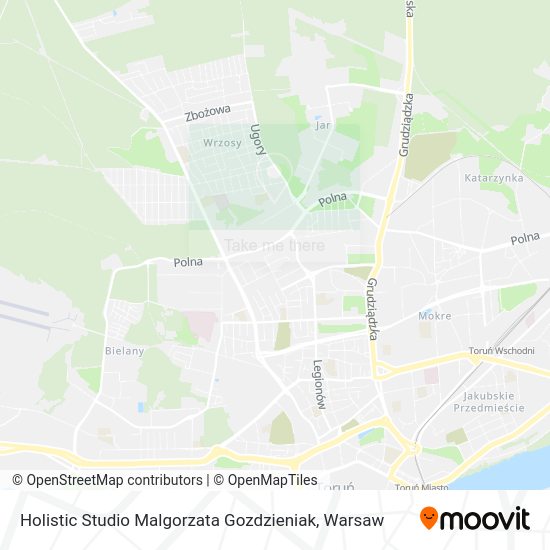 Holistic Studio Malgorzata Gozdzieniak map