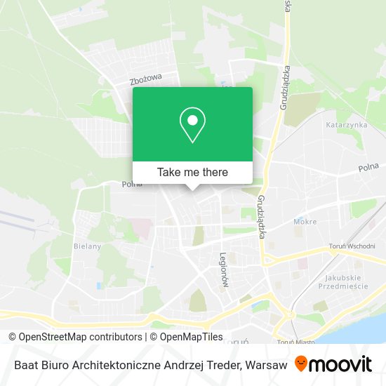 Baat Biuro Architektoniczne Andrzej Treder map