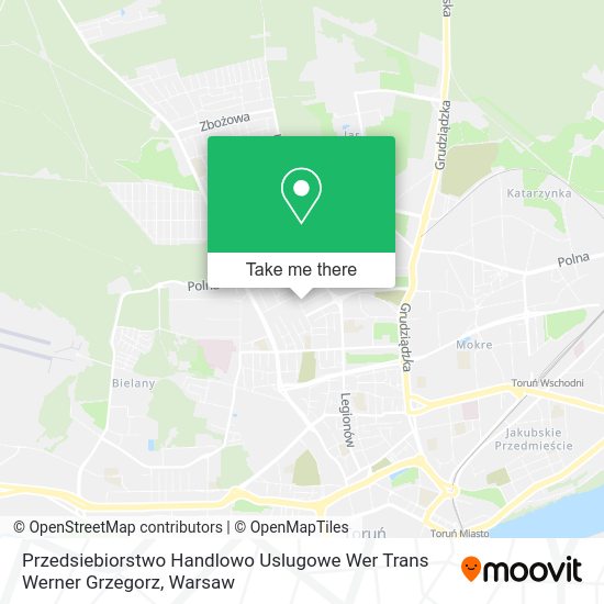 Przedsiebiorstwo Handlowo Uslugowe Wer Trans Werner Grzegorz map