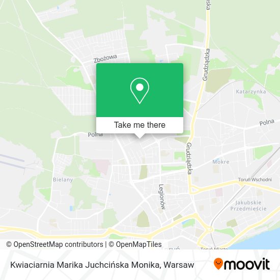 Kwiaciarnia Marika Juchcińska Monika map