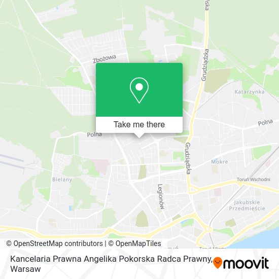 Kancelaria Prawna Angelika Pokorska Radca Prawny map