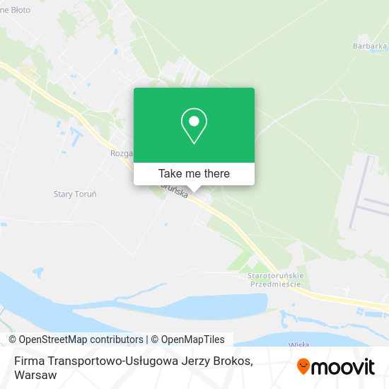 Карта Firma Transportowo-Usługowa Jerzy Brokos