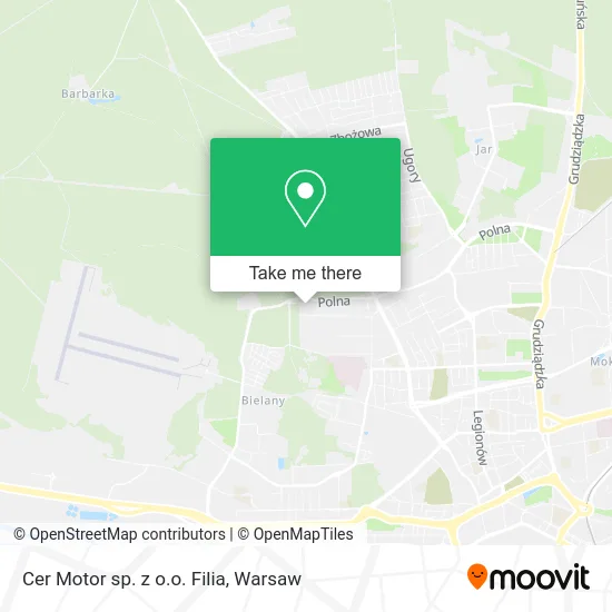 Карта Cer Motor sp. z o.o. Filia
