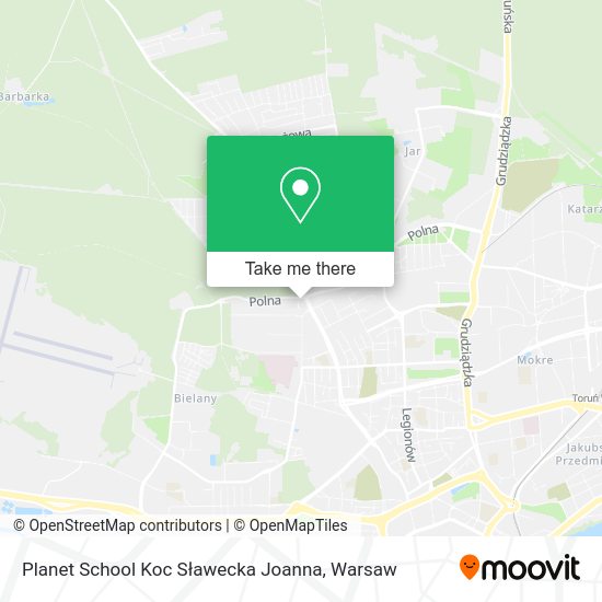 Planet School Koc Sławecka Joanna map