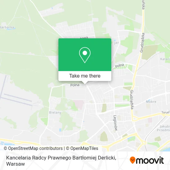 Карта Kancelaria Radcy Prawnego Bartłomiej Derlicki