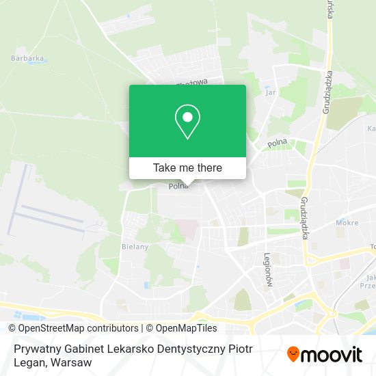 Prywatny Gabinet Lekarsko Dentystyczny Piotr Legan map