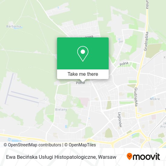 Ewa Becińska Usługi Histopatologiczne map