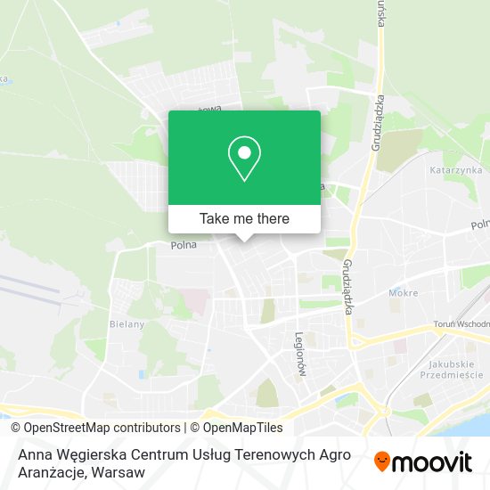 Anna Węgierska Centrum Usług Terenowych Agro Aranżacje map