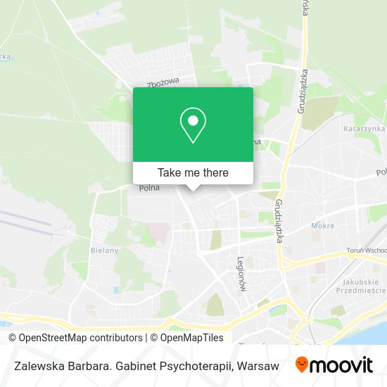 Zalewska Barbara. Gabinet Psychoterapii map