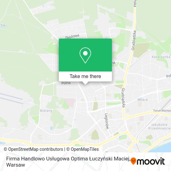 Firma Handlowo Usługowa Optima Łuczyński Maciej map