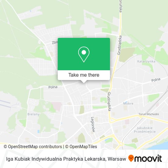 Iga Kubiak Indywidualna Praktyka Lekarska map