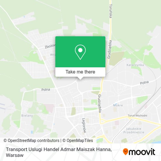 Transport Uslugi Handel Admar Maiszak Hanna map