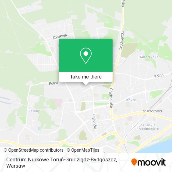 Карта Centrum Nurkowe Toruń-Grudziądz-Bydgoszcz