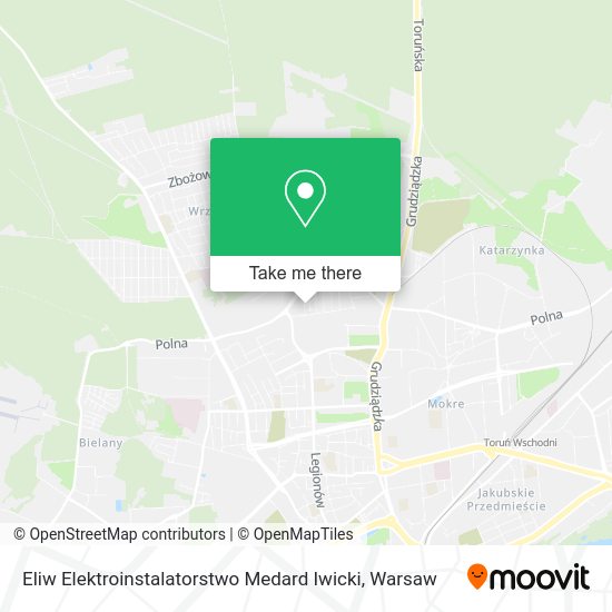 Карта Eliw Elektroinstalatorstwo Medard Iwicki