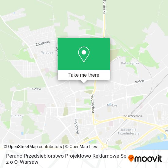 Perano Przedsiebiorstwo Projektowo Reklamowe Sp z o O map