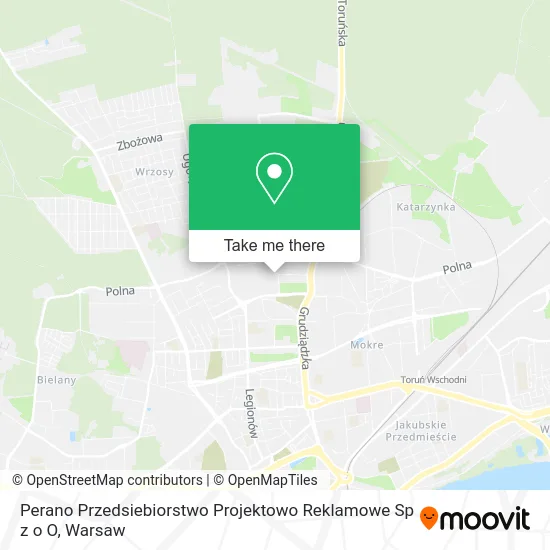 Карта Perano Przedsiebiorstwo Projektowo Reklamowe Sp z o O