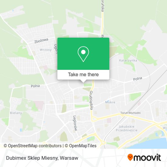 Dubimex Sklep Miesny map