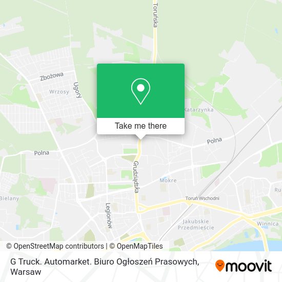 G Truck. Automarket. Biuro Ogłoszeń Prasowych map