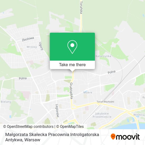 Małgorzata Skałecka Pracownia Introligatorska Antykwa map