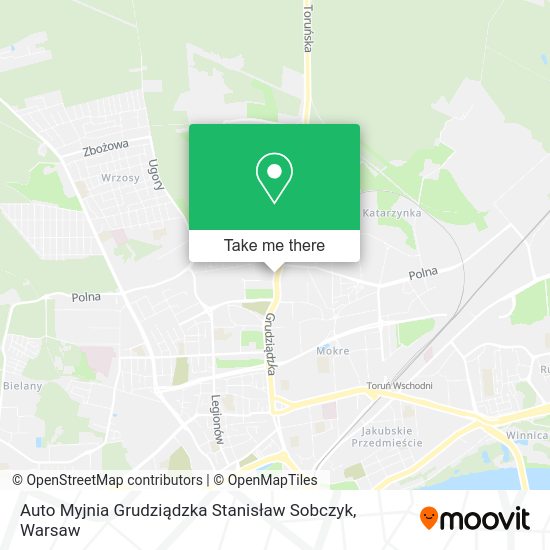 Auto Myjnia Grudziądzka Stanisław Sobczyk map