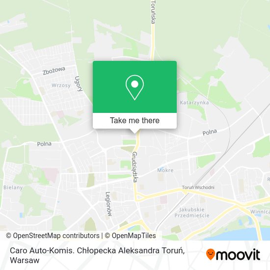 Caro Auto-Komis. Chłopecka Aleksandra Toruń map